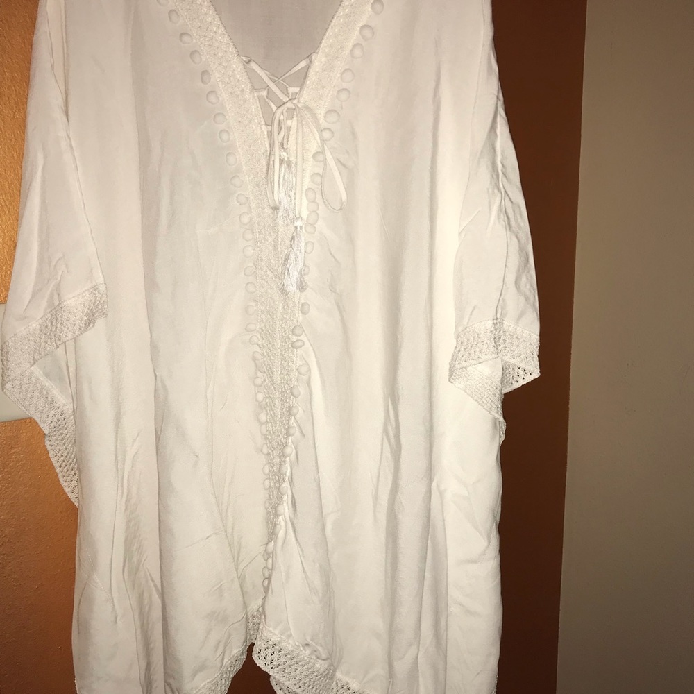 Gorgeous White Swim Cover Up NWOT